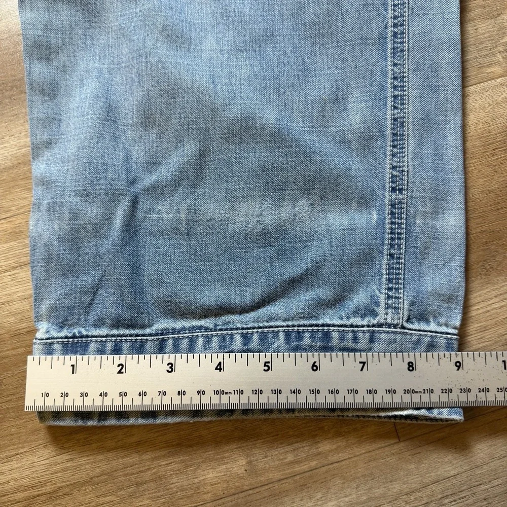 Diesel Carpenter Jeans Men 38x34 Blue Relaxed Straight Leg Double Knee Work Y2K - Picture 13 of 14